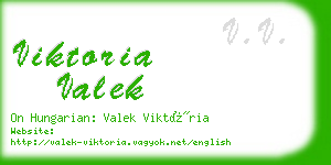 viktoria valek business card